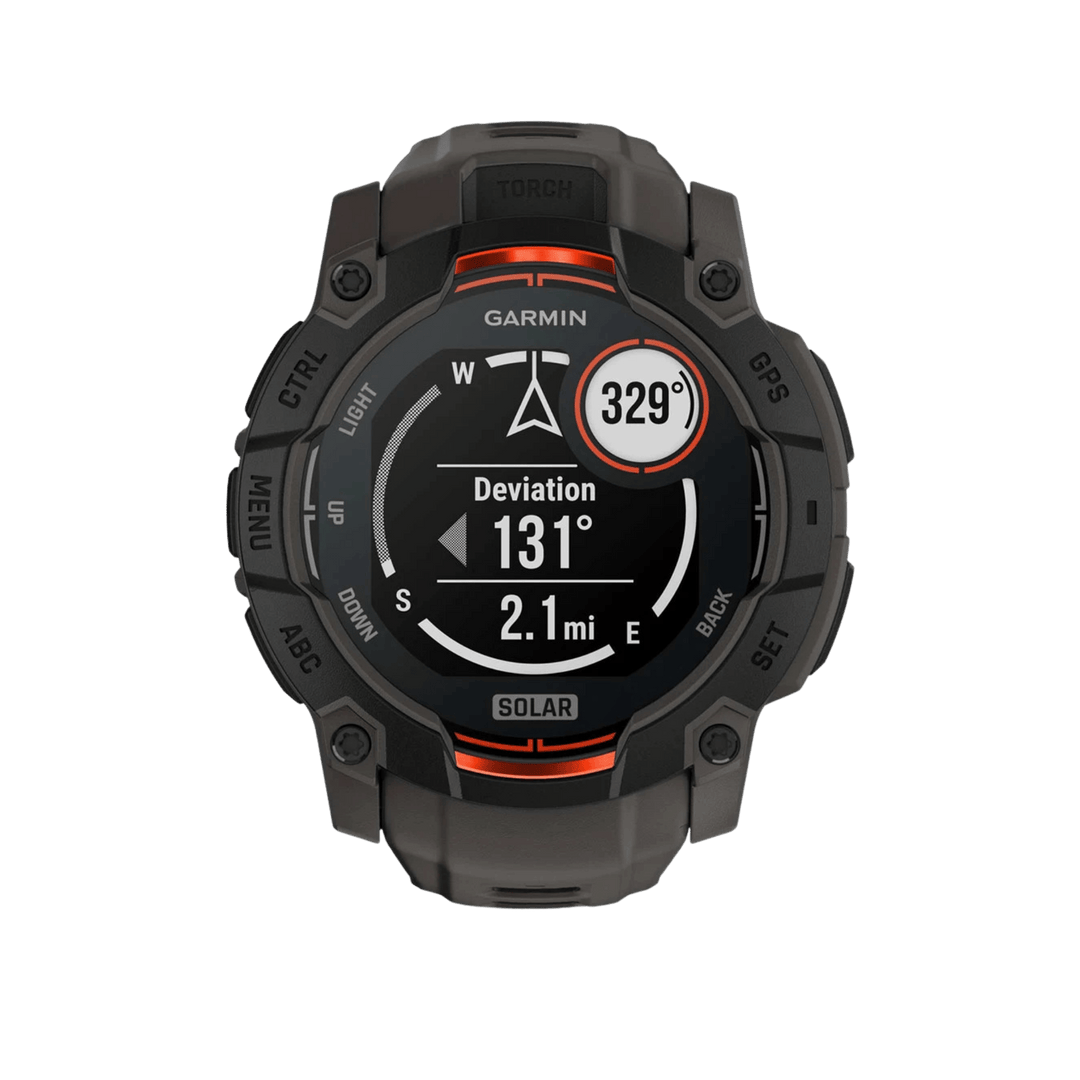 Garmin Instinct® 3 Smartwatch - Bundle with Free Charging Accessories