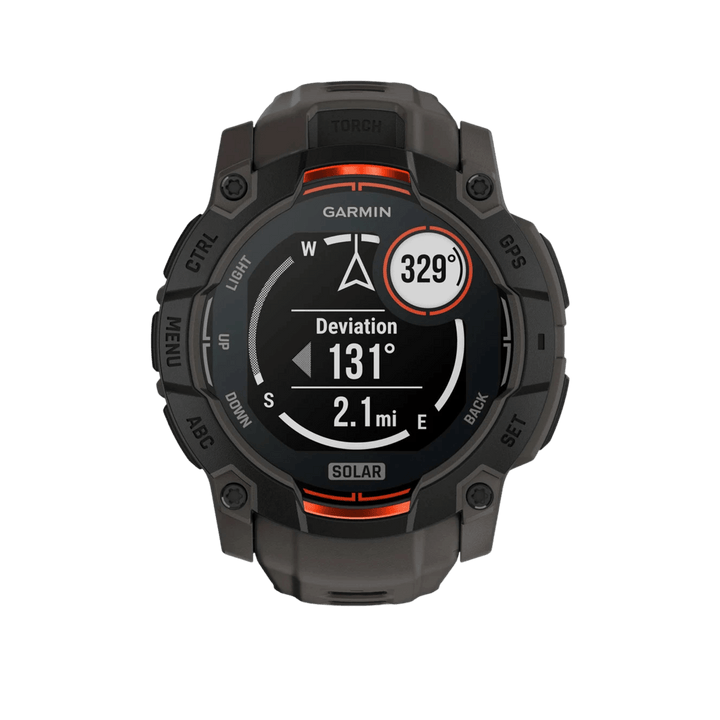 Garmin Instinct® 3 Smartwatch - Bundle with Free Charging Accessories