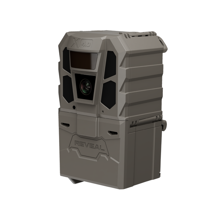Tactacam Reveal X 4.0 Power Bundle with R5 Solar Panel, FlexPack R10 Battery, Lockable Steel Reinforced Strap, and Cleaning Cloth