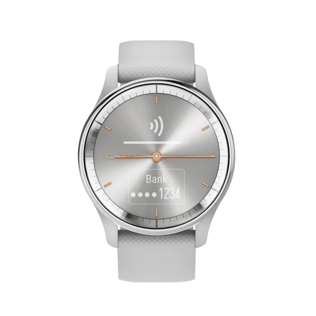 Garmin vívomove® Trend Hybrid Smartwatch - Bundle with Free Charging Accessories