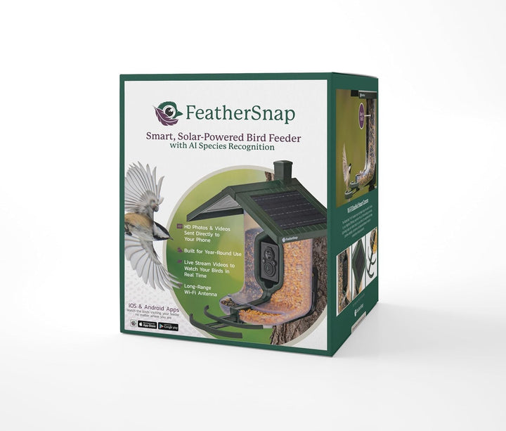 Smart Birdfeeder with AI Identification and Wi-Fi - Solar Powered (Bird Feeder & Starter Kit)