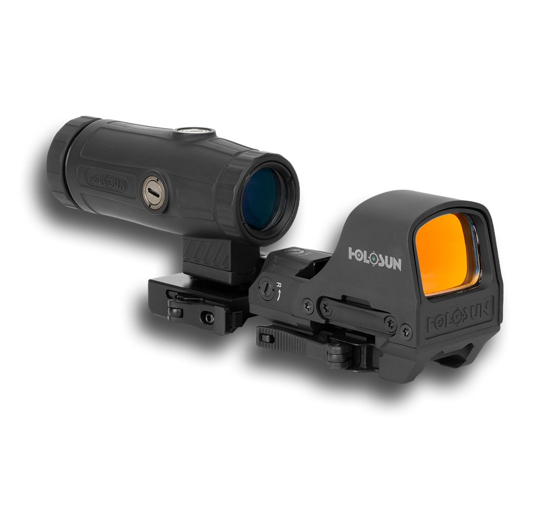 Holosun HE510C-GR plus HM3X 3x Magnifier Combo Green Reticle