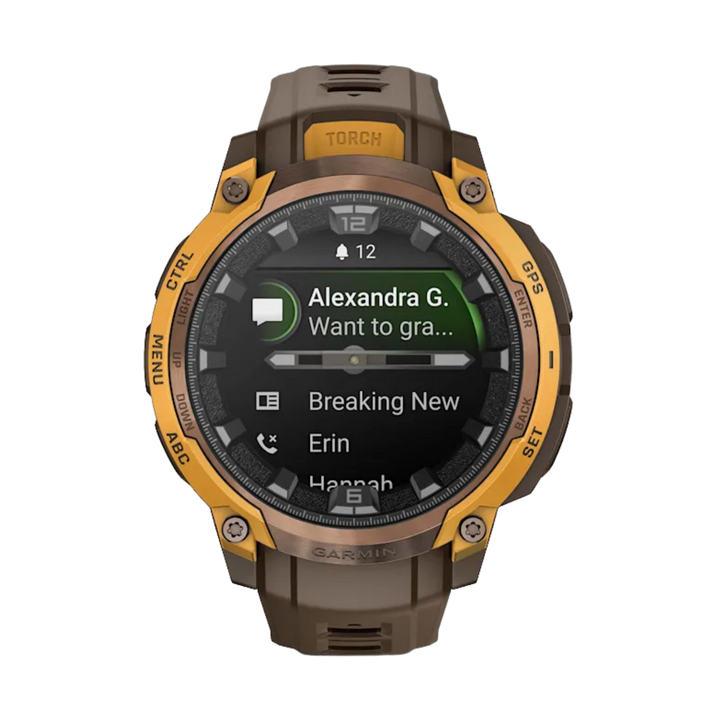 Garmin Instinct® Crossover Smartwatch - Bundle with Free Charging Accessories
