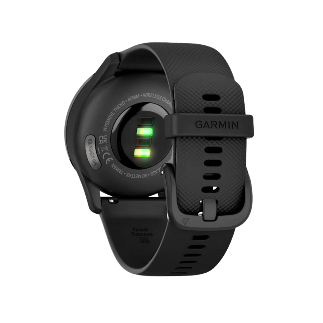 Garmin vívomove® Trend Hybrid Smartwatch - Bundle with Free Charging Accessories