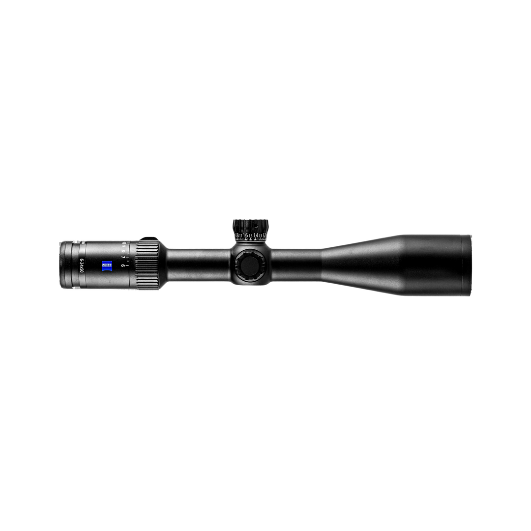 ZEISS Conquest V4 6-24x50 Riflescope with ZBi Illuminated Reticle (#68) - External Elevation Turret - External Locking Windage - Ballistic Stop - Adjustable Parallax - .25 MOA