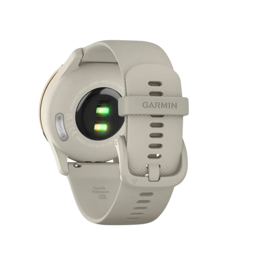 Garmin vívomove® Trend Hybrid Smartwatch - Bundle with Free Charging Accessories