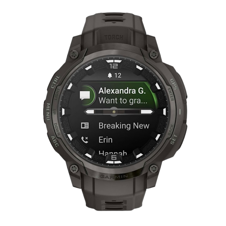 Garmin Instinct® Crossover Smartwatch - Bundle with Free Charging Accessories