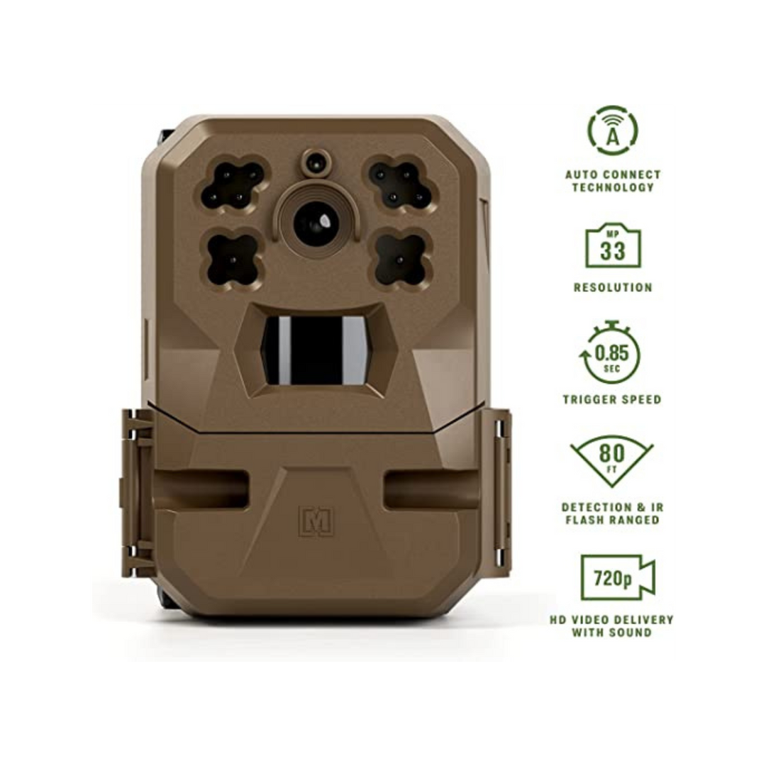 Moultrie Mobile Edge Cellular Trail Camera 33MP Built-In Memory Auto-Connect Nationwide