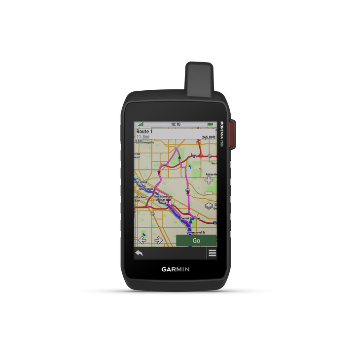 Garmin Montana® 750i Rugged GPS Navigator with inReach® Satellite Technology and 8MP Camera