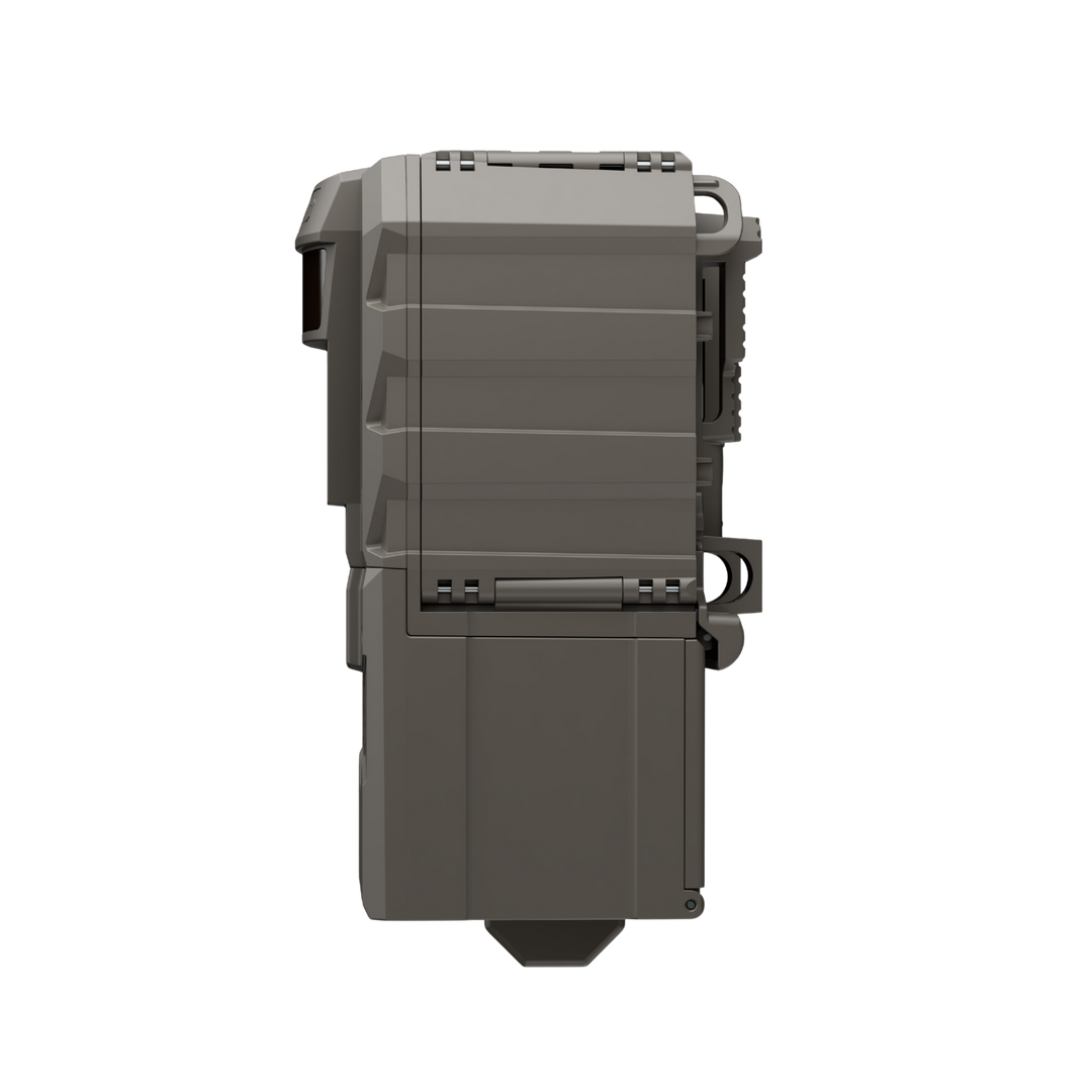 Tactacam Reveal X 4.0 Power Bundle with R5 Solar Panel, FlexPack R10 Battery, Lockable Steel Reinforced Strap, and Cleaning Cloth