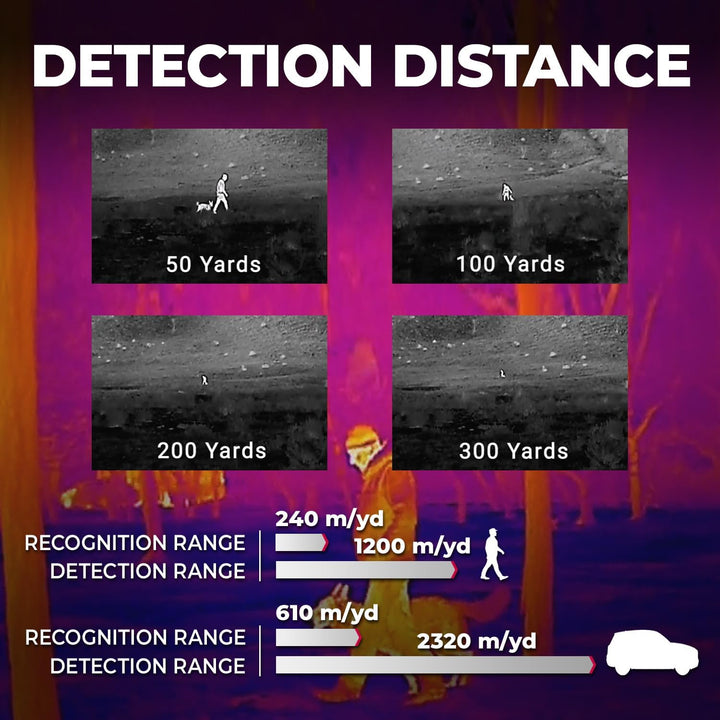 AGM Reach IR 25-384 Thermal Monocular with Laser Rangefinder