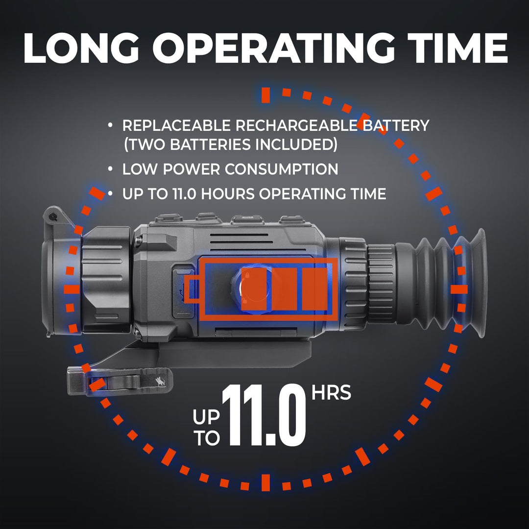 AGM RattlerV2 35-384 Rechargeable Thermal Imaging Riflescope