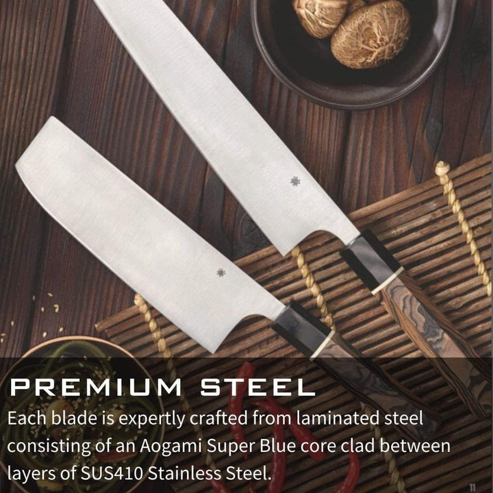 Spyderco Murray Carter Premium Kitchen Knives Refined Japanese Culinary Knives for Professionals