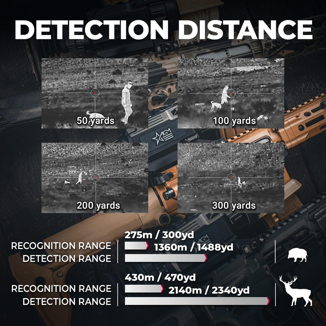 AGM RattlerV2 35-384 Rechargeable Thermal Imaging Riflescope