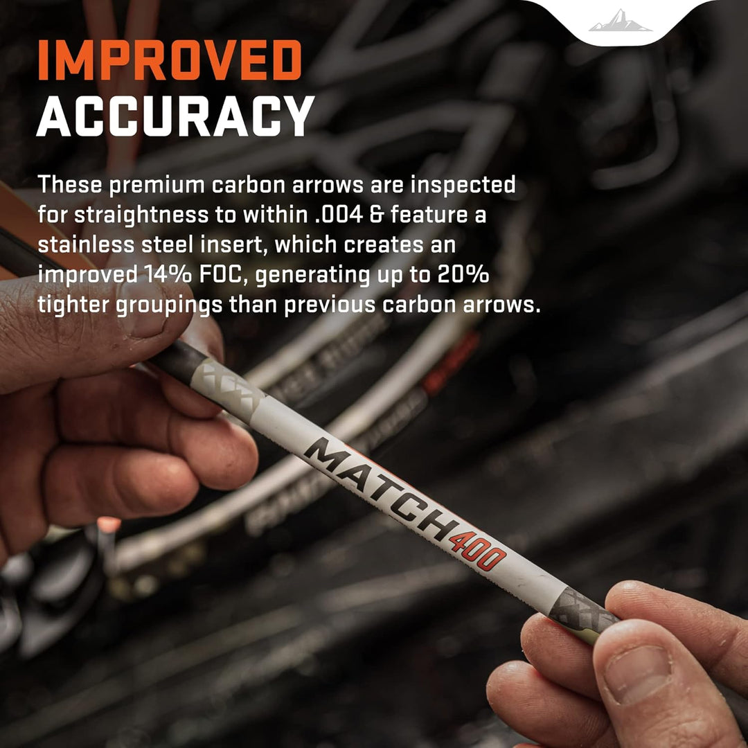 TenPoint Wicked Ridge Match 400 Alpha-Blaze Lighted Carbon Arrows