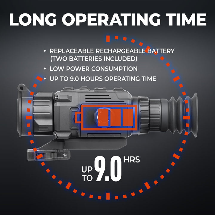 AGM RattlerV2 35-640 Rechargeable Thermal Imaging Riflescope