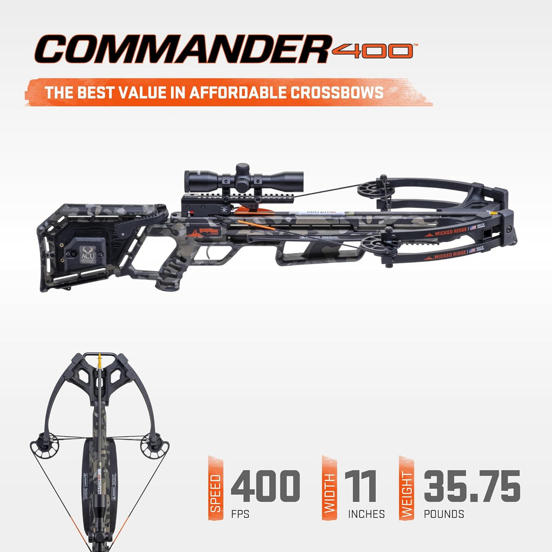TenPoint Wicked Ridge Commander 400 Crossbow