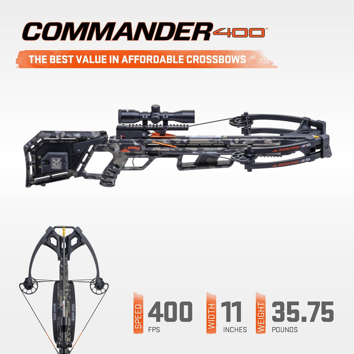 TenPoint Wicked Ridge Commander 400 Crossbow