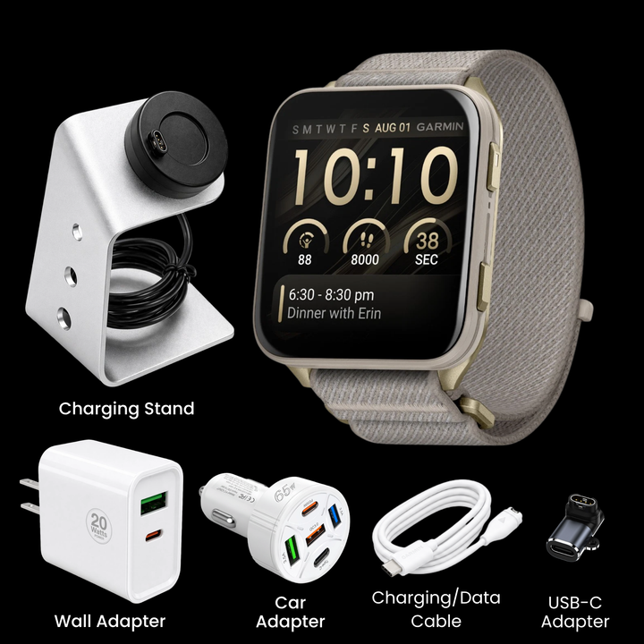Garmin Venu® X1 Smartwatch - Bundle with Free Charging Accessories