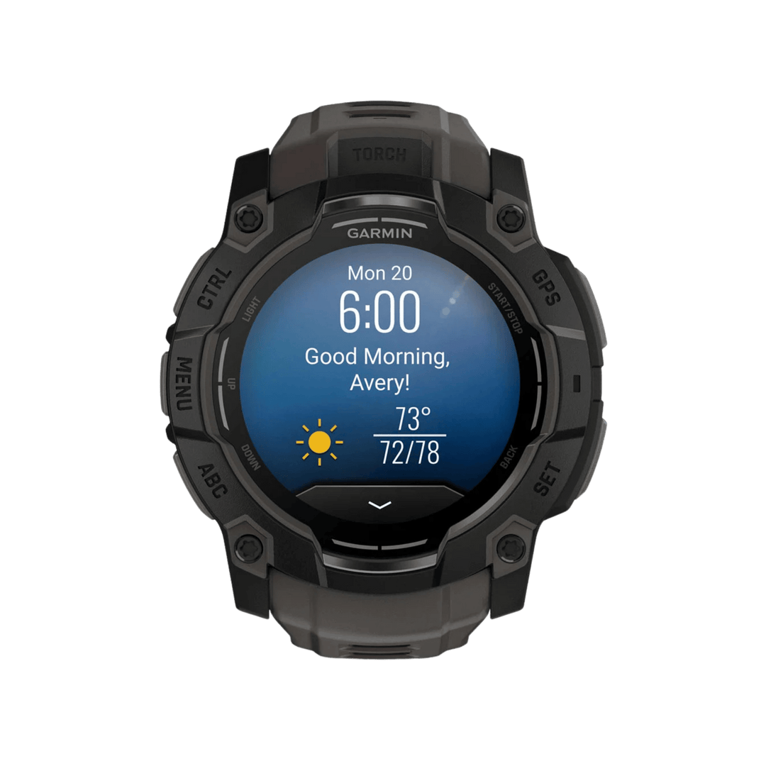 Garmin Instinct® 3 Smartwatch - Bundle with Free Charging Accessories