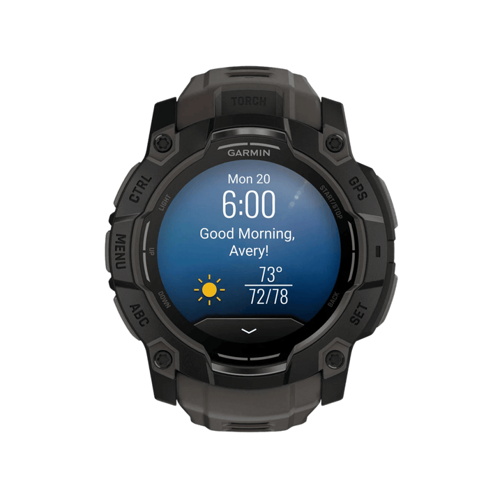 Garmin Instinct® 3 Smartwatch - Bundle with Free Charging Accessories