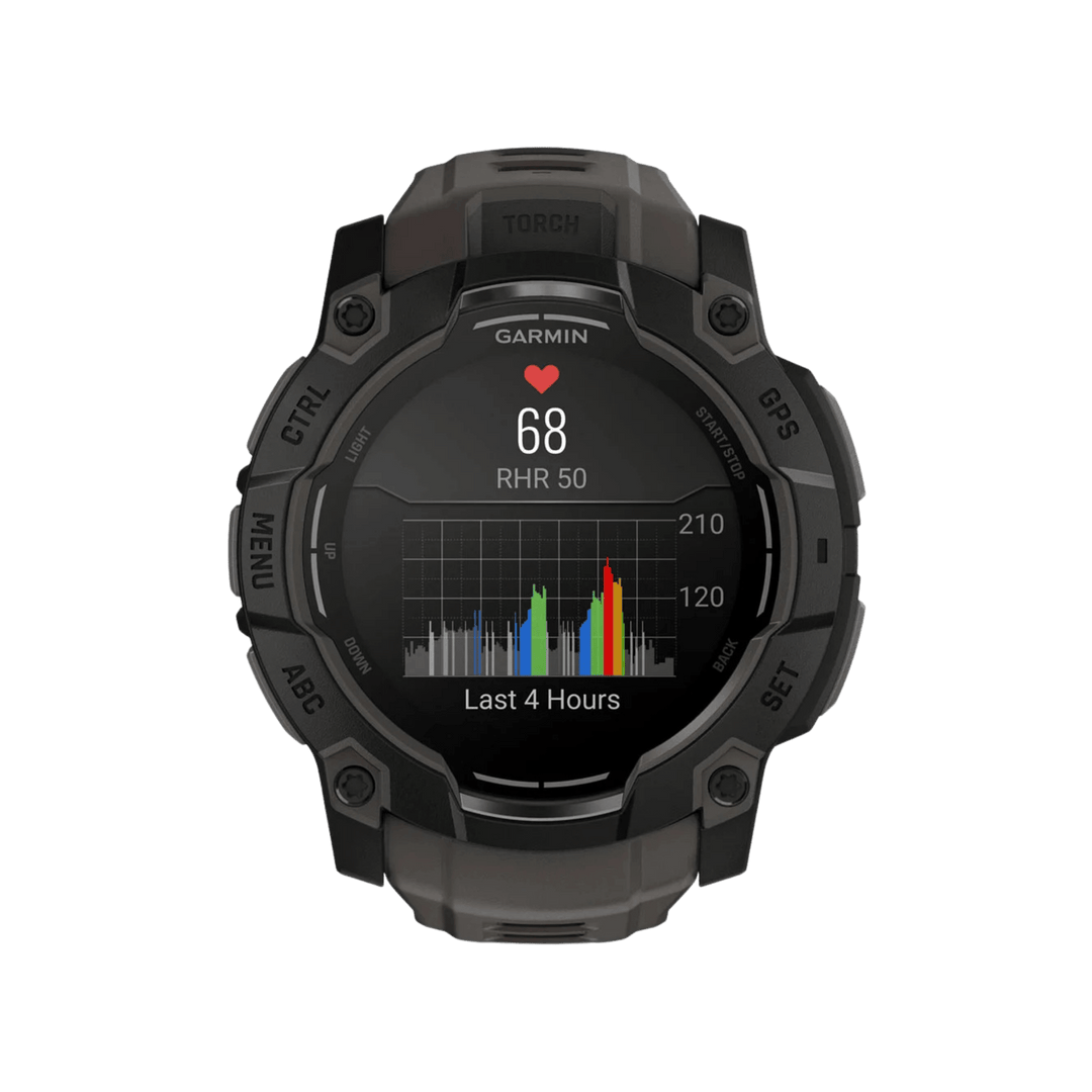 Garmin Instinct® 3 Smartwatch - Bundle with Free Charging Accessories