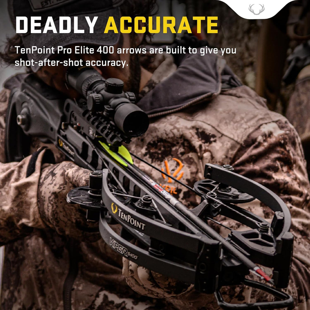 TenPoint Pro Elite 400 Carbon Crossbow Arrows