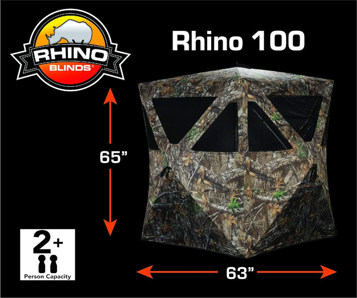 Rhino 100 Ground Blind Mossy Oak Break Up Country Camouflage