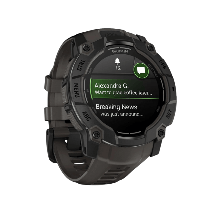 Garmin Instinct® 3 Smartwatch - Bundle with Free Charging Accessories