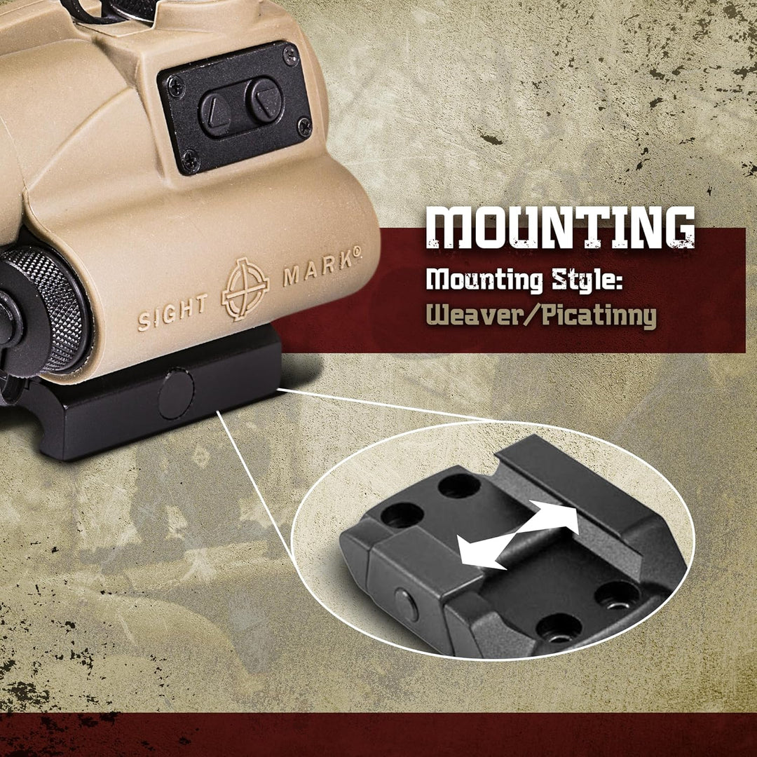 Sightmark Wolverine 1x23mm CSR Red Dot Sight