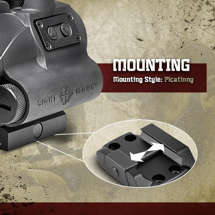 Sightmark Wolverine 1x28mm FSR Red Dot Sight