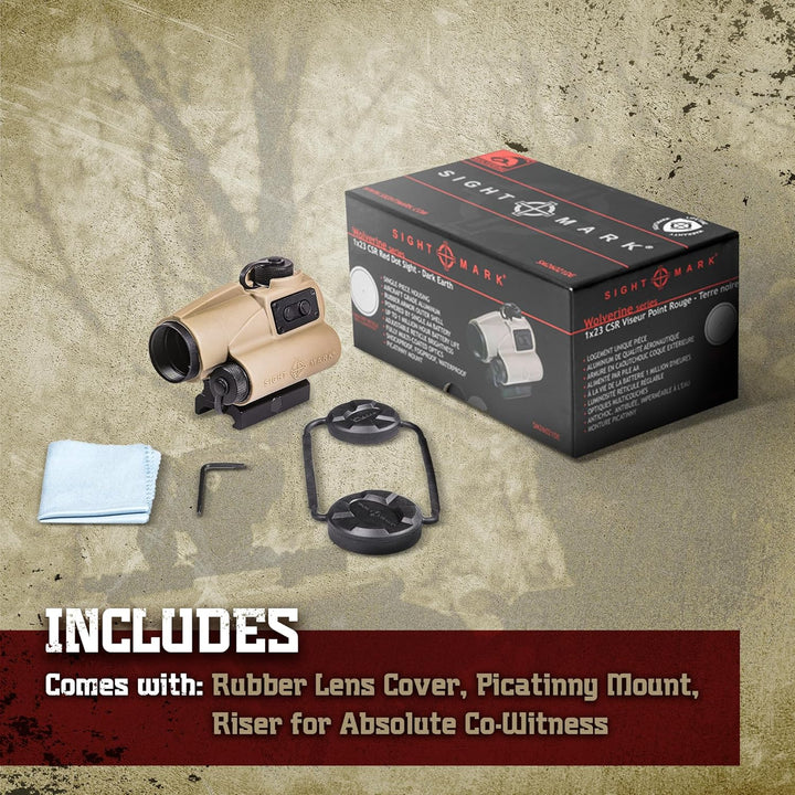 Sightmark Wolverine 1x23mm CSR Red Dot Sight