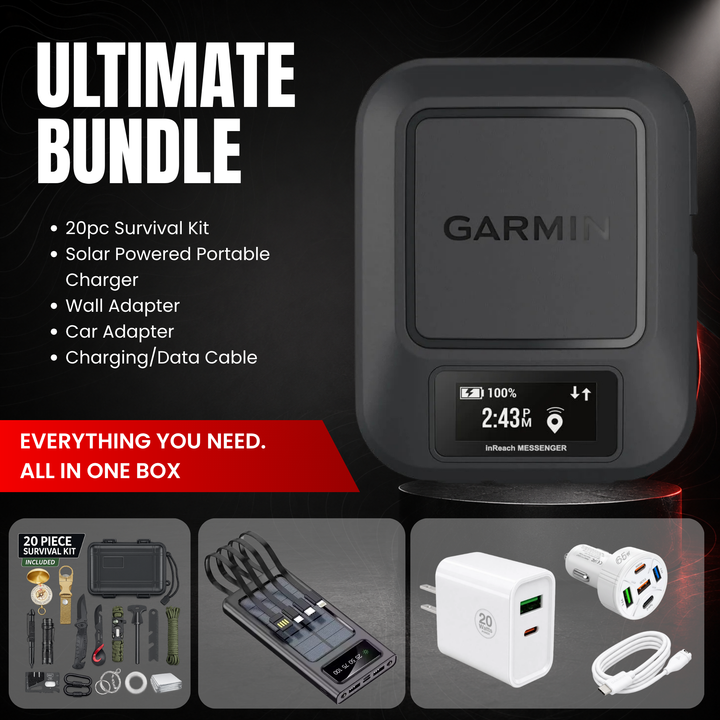 Garmin inReach® Messenger Satellite Communicator - Ultimate Bundle