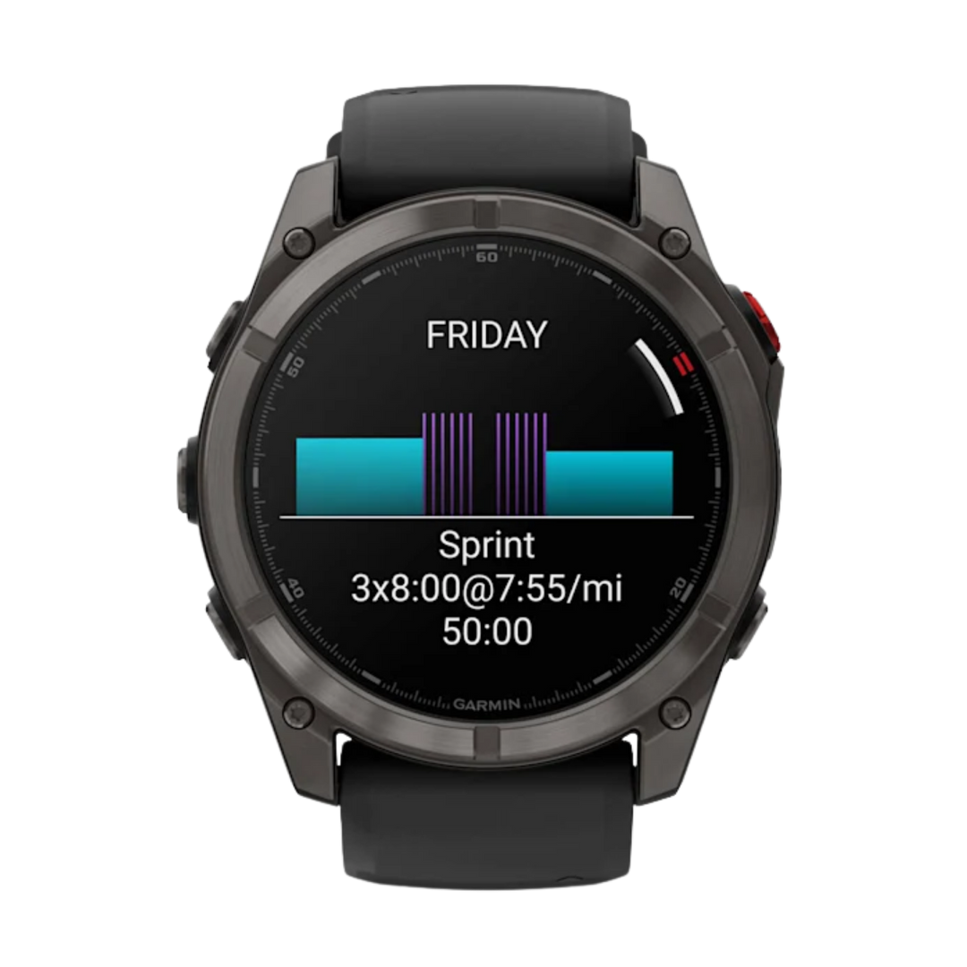 Garmin fēnix® 8 Smartwatch - Bundle with Free Charging Accessories