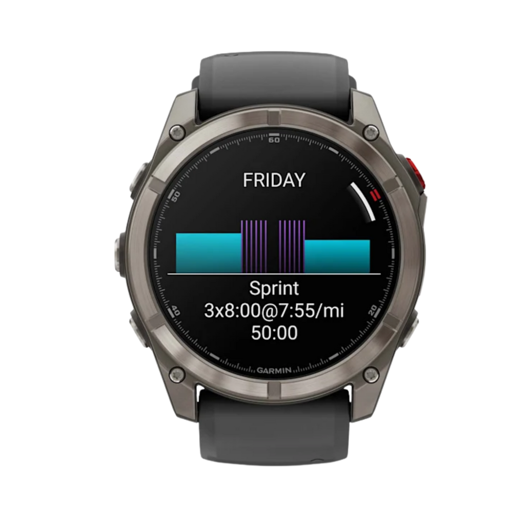 Garmin fēnix® 8 Smartwatch - Bundle with Free Charging Accessories