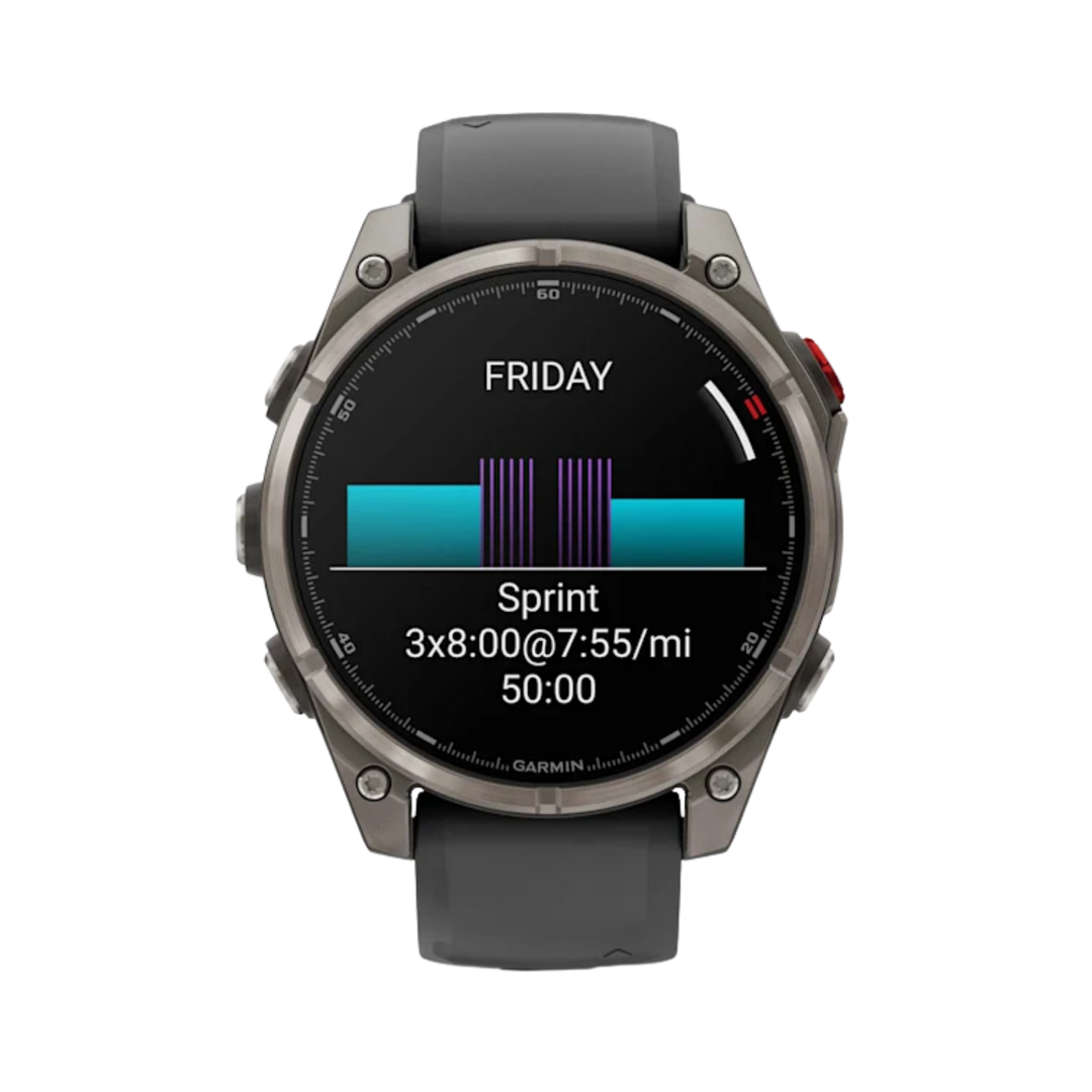 Garmin fēnix® 8 Smartwatch - Bundle with Free Charging Accessories