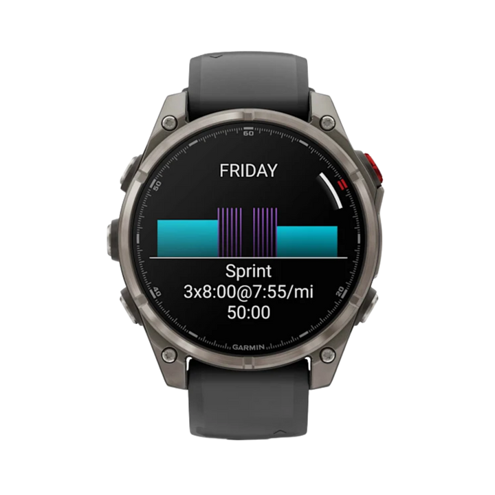 Garmin fēnix® 8 Smartwatch - Bundle with Free Charging Accessories