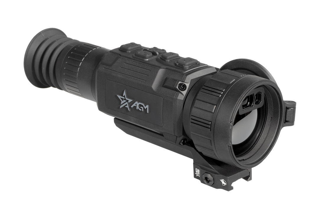 AGM Rattler V3 LRF 50-640 thermal rifle scope, right angle view