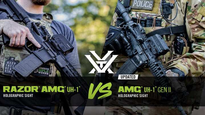 Vortex AMG UH-1 Gen II Holographic Sight in use