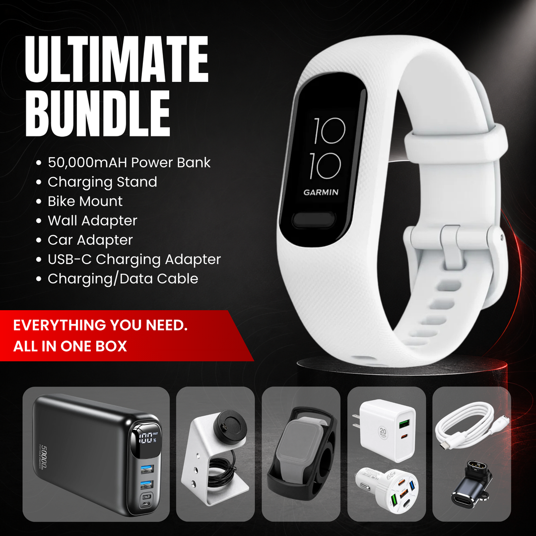 Garmin vívosmart® 5 Fitness Tracker Smartwatch - Ultimate Bundle