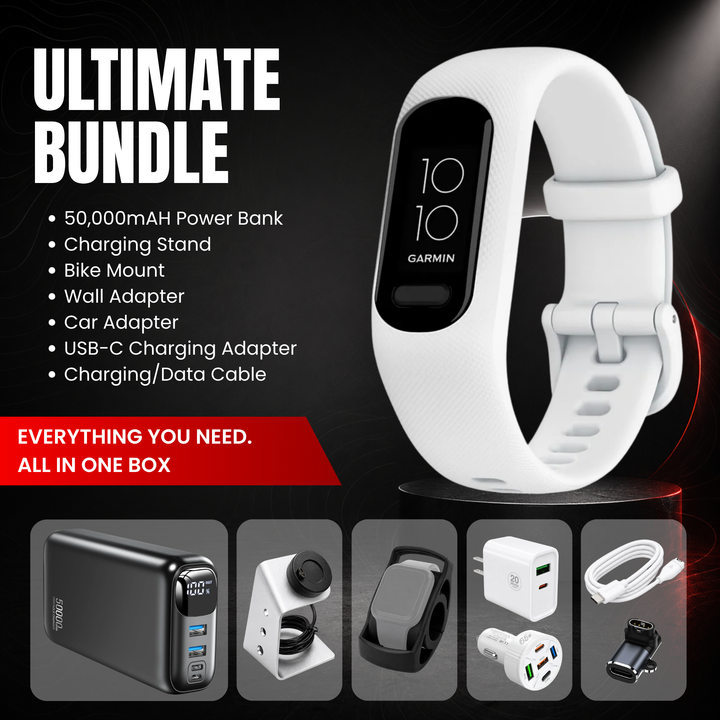 Garmin vívosmart® 5 Fitness Tracker Smartwatch - Ultimate Bundle