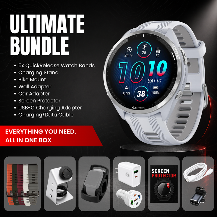 Garmin Forerunner® 965 Smartwatch - Ultimate Bundle