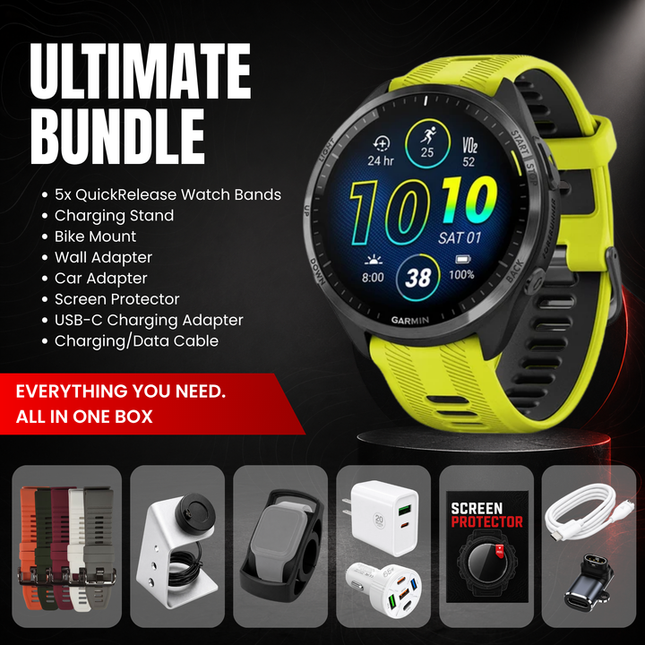 Garmin Forerunner® 965 Smartwatch - Ultimate Bundle