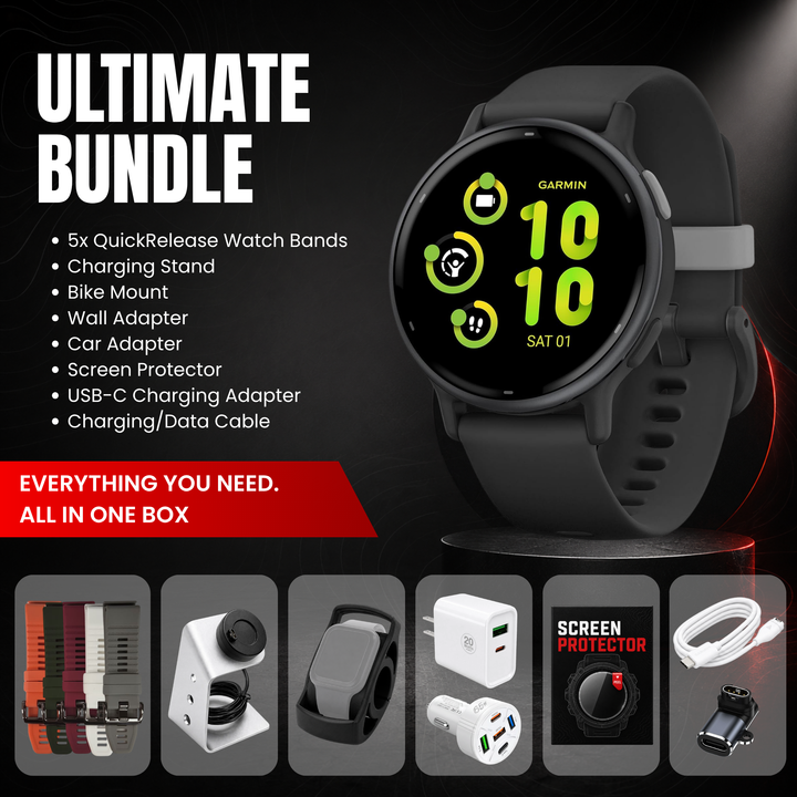 Garmin Vivoactive® 5 Fitness Smartwatch - Ultimate Bundle