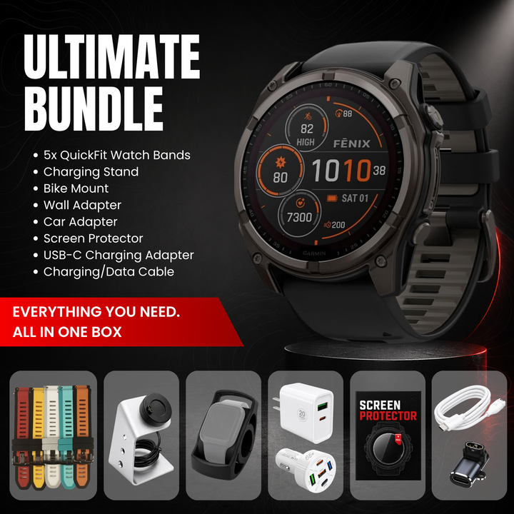 Garmin fēnix® 8 Smartwatch - Ultimate Bundle