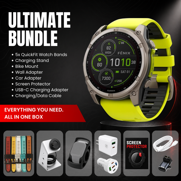 Garmin fēnix® 8 Smartwatch - Ultimate Bundle