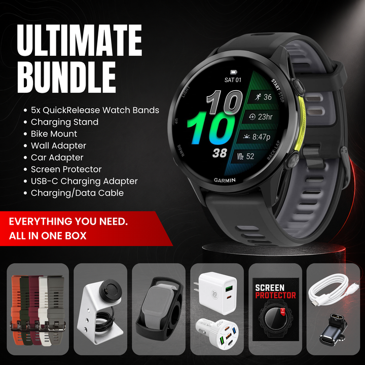 Garmin Forerunner® 970 Smartwatch - Ultimate Bundle