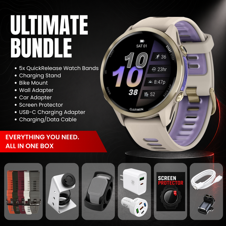 Garmin Forerunner® 970 Smartwatch - Ultimate Bundle