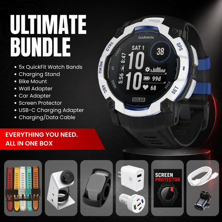 Garmin Instinct® 3 Smartwatch - Ultimate Bundle