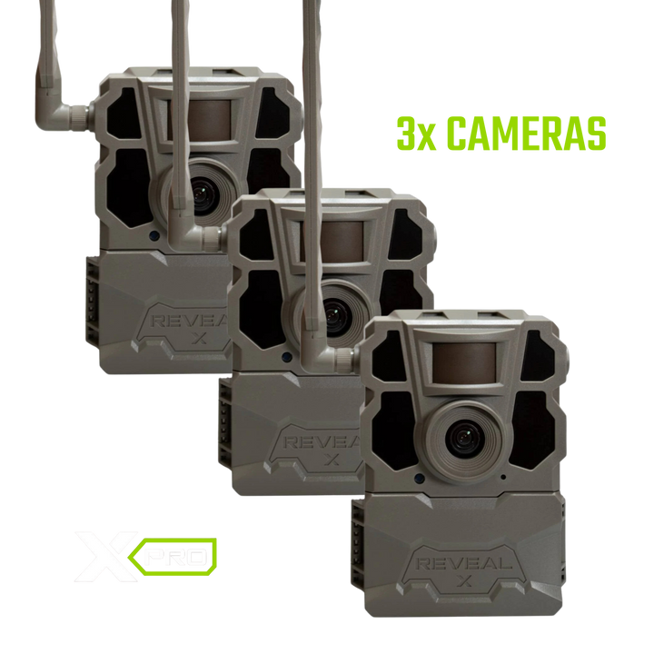 Buy 3 &amp; Save! Tactacam Reveal X Pro Cellular Trail Camera